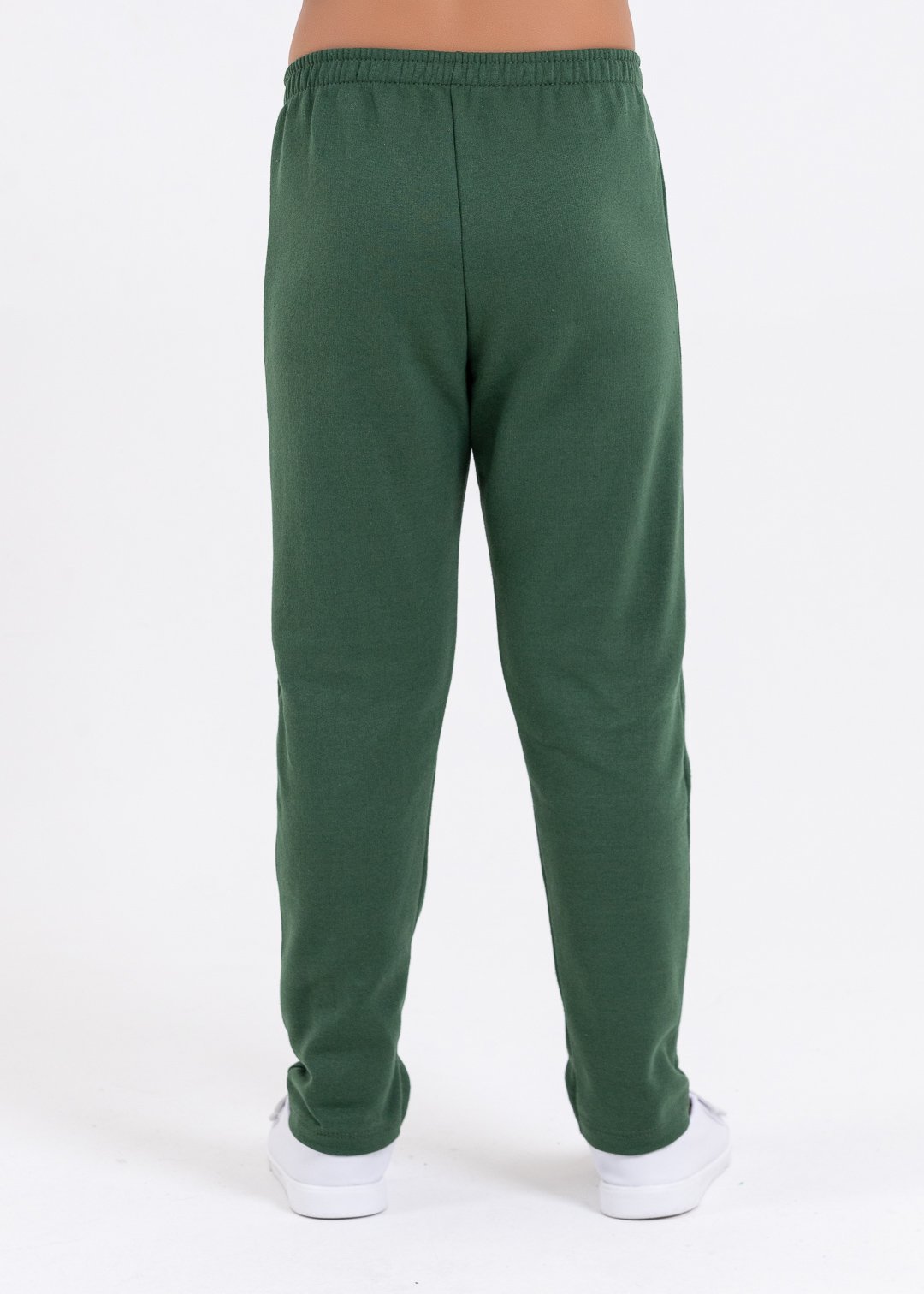 calca moletom bainha verde escuro comprar moda infantil direto de fabrica online brilha kids 367
