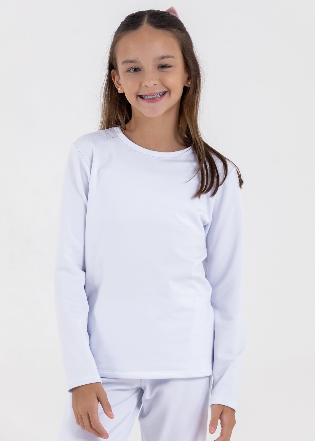 blusa termica branco comprar moda infantil direto de fabrica online brilha kids 40
