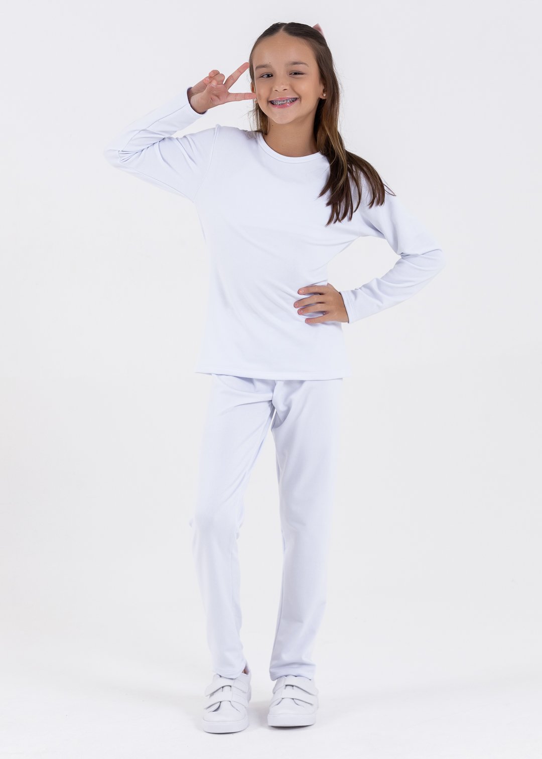 conjunto termico branco comprar moda infantil direto de fabrica online brilha kids 38