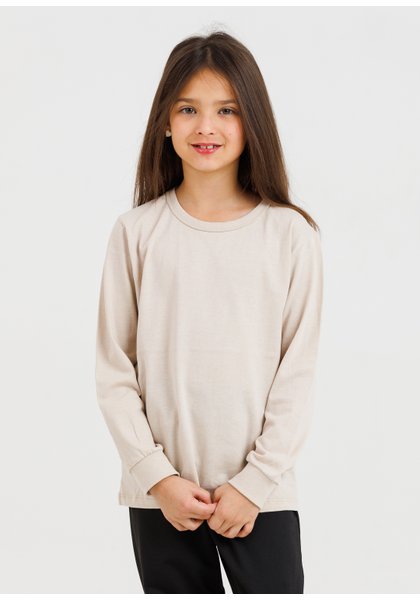 camiseta bege areia meia malha